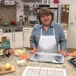 Nancy Hughes: Roasted Cauliflower Onions and Sweet Potatoes