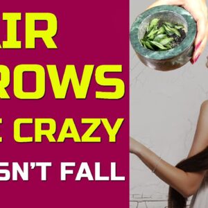 Only 2 powerful ingredients and your hair will grow very fast