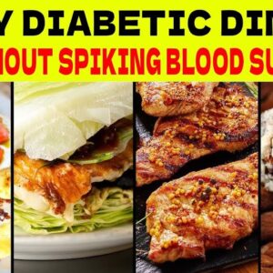 Easy Diabetic Dinner WithOut Spiking Body Sugar | Diabetes Friendly Meals |  @FreeDiabetes