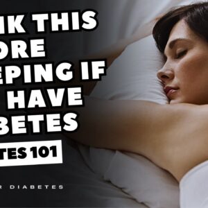 Drink This Before Sleeping If You Have Diabetes