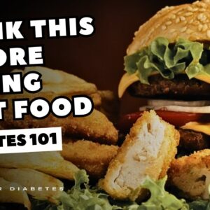 Drink This Before Eating Fast Food If You Have Diabetes