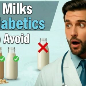 Top 3 Milks for Diabetics (And One to NEVER Drink)