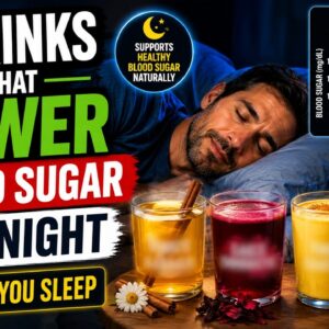 3 Drinks That Lower Blood Sugar Overnight While You Sleep
