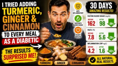 I Tried Adding Turmeric, Ginger & Cinnamon to Every Meal as a Diabetic — The Results Surprised Me