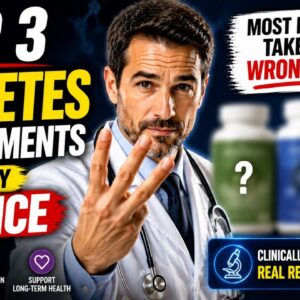 Top 3 Diabetes Supplements Backed by Science (Most People Take the Wrong Ones)